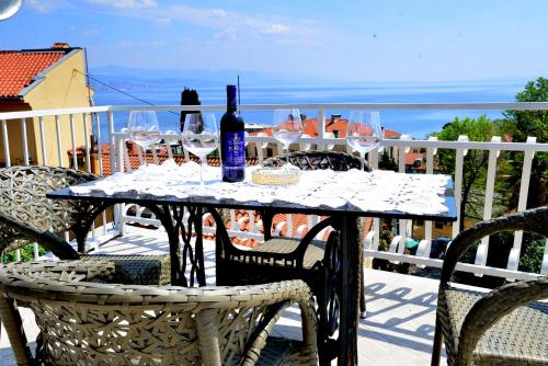 Erkély/terasz, Bonbon in Opatija Erkély/terasz, Bonbon in Opatija
