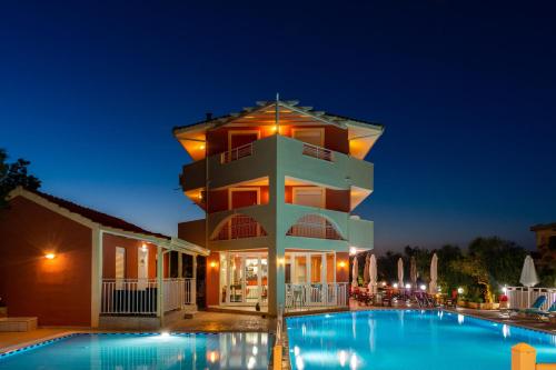 Erkély/terasz, Pantheon Hotel in Tsilivi Erkély/terasz, Pantheon Hotel in Tsilivi