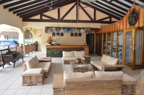 Lobby, Coco D'or Hotel Seychelles in Seychelles Islands Lobby, Coco D'or Hotel Seychelles in Seychelles Islands