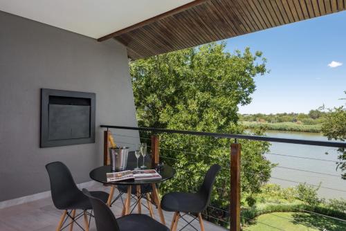 balkon/terras, River Place Manor near Upington Airport balkon/terras, River Place Manor near Upington Airport