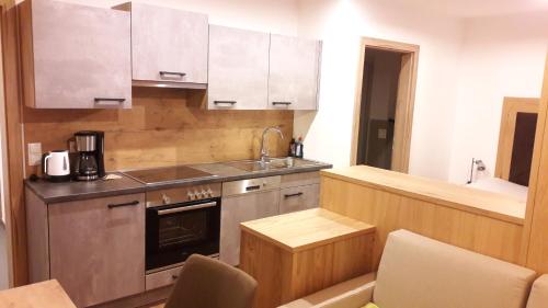 кухня, Die Atempause - appartements in Флахау кухня, Die Atempause - appartements in Флахау