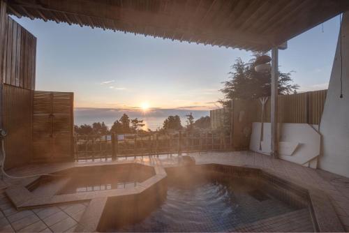 Open air bath, Eboshiso in Noda Open air bath, Eboshiso in Noda