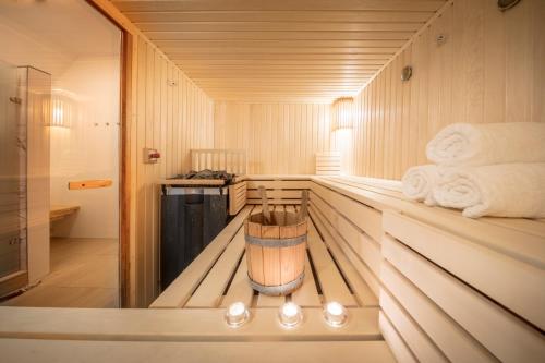 Sauna, HofHotel Krahenberg in Gromitz Sauna, HofHotel Krahenberg in Gromitz