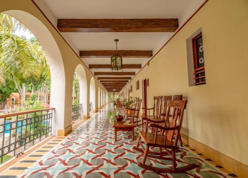 陽台/露台, Hacienda Uxmal Plantation & Museum in 烏斯馬爾 陽台/露台, Hacienda Uxmal Plantation & Museum in 烏斯馬爾