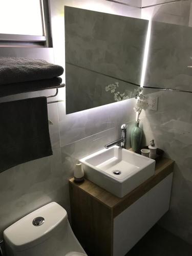 卫浴间, Comodo apartamento Ciudad de Mexico in 特拉尔内潘特拉 卫浴间, Comodo apartamento Ciudad de Mexico in 特拉尔内潘特拉