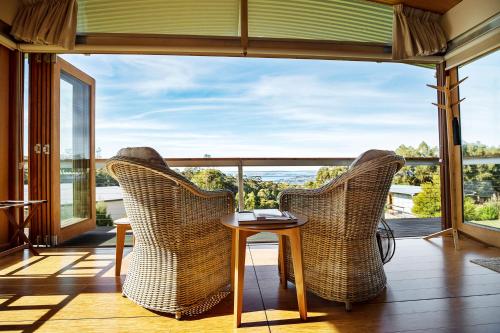 Balkon/teras, Hobart Hideaway Pods in Kingston Balkon/teras, Hobart Hideaway Pods in Kingston