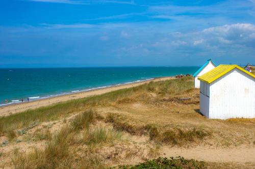 plaža, Le Senequet in Blainville-Sur-Mer plaža, Le Senequet in Blainville-Sur-Mer