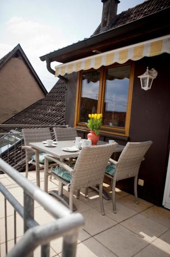 Erkély/terasz, Haus Weinbergblick in Haigerloch Erkély/terasz, Haus Weinbergblick in Haigerloch