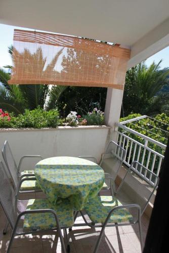 Erkély/terasz, Apartments by the sea Klek, Neretva Delta - Usce Neretve - 14033 in Klek Erkély/terasz, Apartments by the sea Klek, Neretva Delta - Usce Neretve - 14033 in Klek