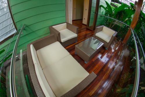 Balcony/terrace, Baldi Hot Springs Hotel & Spa in La Fortuna Balcony/terrace, Baldi Hot Springs Hotel & Spa in La Fortuna