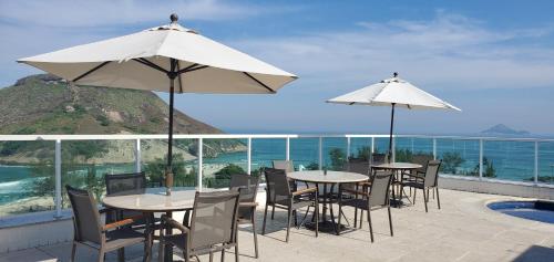 Balcony/terrace, Atlantico Sul Hotel in Recreio Dos Bandeirantes Balcony/terrace, Atlantico Sul Hotel in Recreio Dos Bandeirantes