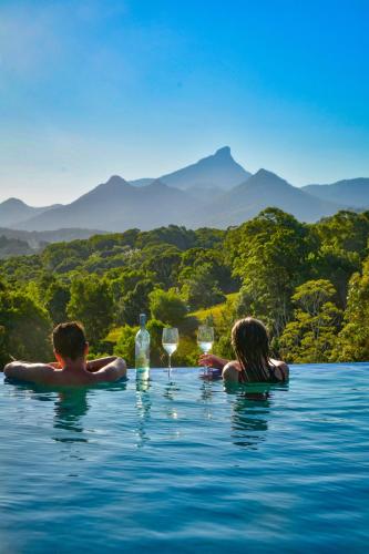 Swimming pool, La Rocher Eco Retreat in Stokers Siding Swimming pool, La Rocher Eco Retreat in Stokers Siding
