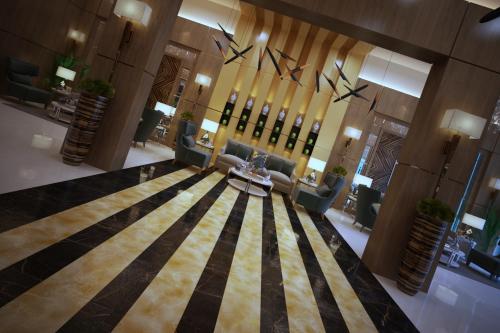 Lobby, Lavona Tiba Hotel in Al Manar Lobby, Lavona Tiba Hotel in Al Manar