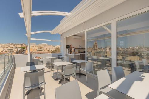 balkong/terrass, Dun Gorg Guest House in Marsaxlokk balkong/terrass, Dun Gorg Guest House in Marsaxlokk