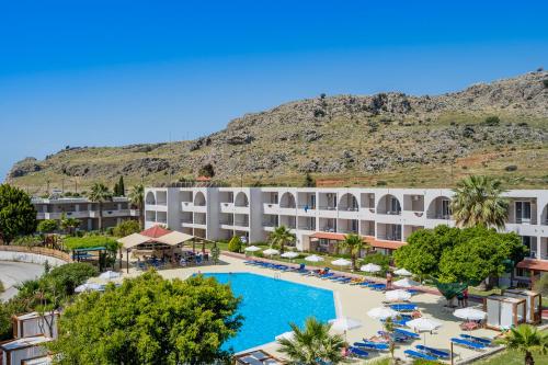 Kilátás, Lardos Bay Hotel in Lindosz Kilátás, Lardos Bay Hotel in Lindosz