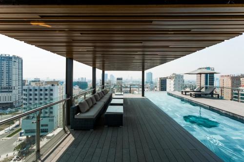 Balcony/terrace, Everland Hotel in An Hai Bac Balcony/terrace, Everland Hotel in An Hai Bac