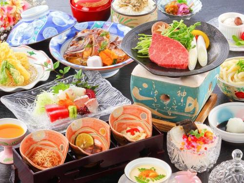 Makanan dan Minuman, Kotosankaku Hotel in Kotohira Makanan dan Minuman, Kotosankaku Hotel in Kotohira