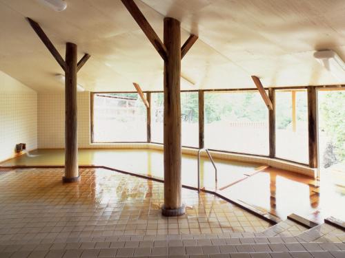 Hot spring bath, Niseko Grand Hotel in Niseko Hot spring bath, Niseko Grand Hotel in Niseko