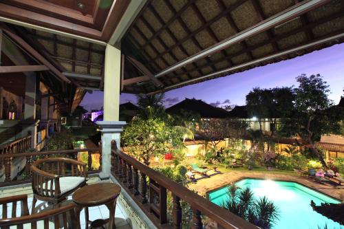 Balcony/terrace, Bali Sandy Resort near Kuta Beach Balcony/terrace, Bali Sandy Resort near Kuta Beach