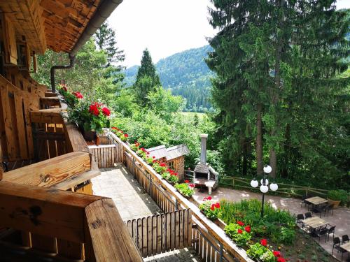 ระเบียง/ชานเรือน, Ribno Alpine Hotel in ริบโน ระเบียง/ชานเรือน, Ribno Alpine Hotel in ริบโน