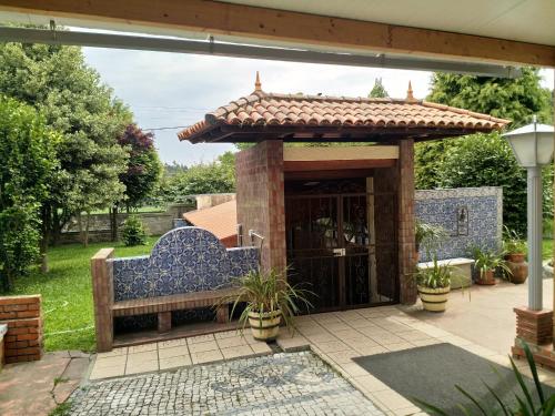 Jardín, Metro Vilar Suites & Villas in Vila Praia De Ancora Jardín, Metro Vilar Suites & Villas in Vila Praia De Ancora