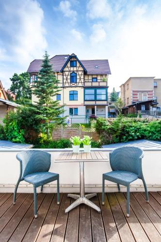 陽台/露台, 安娜別墅布汀奎酒店 (Boutique-Hotel Villa Anna) in 格菲爾德 陽台/露台, 安娜別墅布汀奎酒店 (Boutique-Hotel Villa Anna) in 格菲爾德