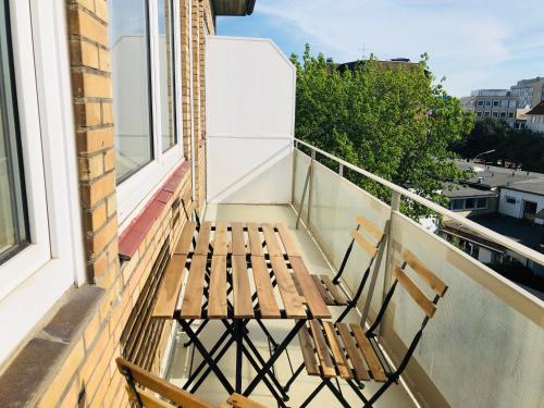 Balcony/terrace, Cube Apartments Hamburg in Altona Old City Town Balcony/terrace, Cube Apartments Hamburg in Altona Old City Town