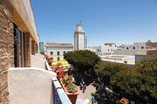 Balkon/teras, Mama Souiri Hotel in Essaouira Balkon/teras, Mama Souiri Hotel in Essaouira