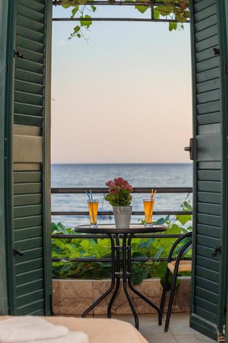 Balkong/terasse, Hotel Savojo in Petrovac Balkong/terasse, Hotel Savojo in Petrovac
