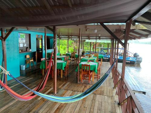 Restaurant, All Rankins Eco-Lodge in Tortuguero Restaurant, All Rankins Eco-Lodge in Tortuguero
