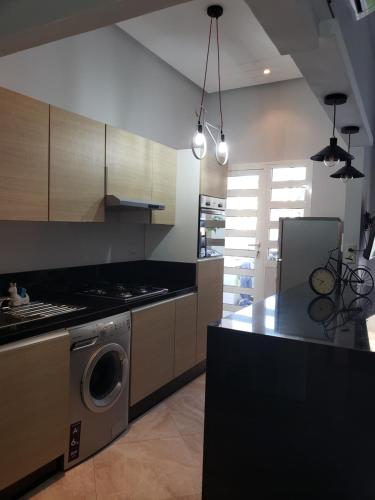 주방, CASA BAY BEACH RETREAT in 시디 라할 주방, CASA BAY BEACH RETREAT in 시디 라할
