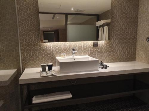 Bathroom, City Suites-Taoyuan Station in Taoyuan Bathroom, City Suites-Taoyuan Station in Taoyuan