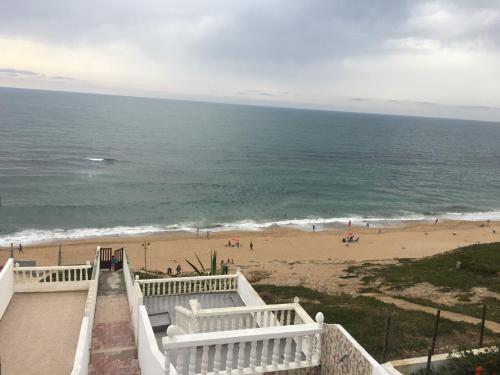 Erkély/terasz, Villa Keltoum in Moulay Bousselham Erkély/terasz, Villa Keltoum in Moulay Bousselham