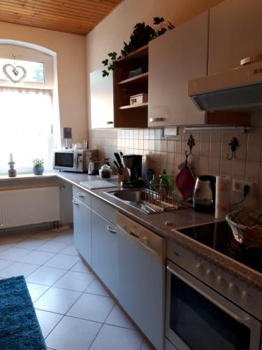 Ferienwohnung zum Schuster in ฮัลเบอ Ferienwohnung zum Schuster in ฮัลเบอ