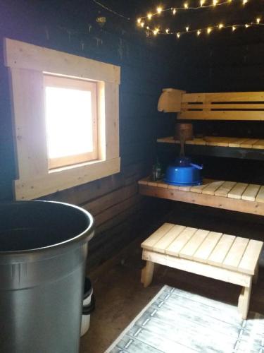 Sauna, Saunamokki jarven rannalla - 5-tien varrella in Hyrynsalmi Sauna, Saunamokki jarven rannalla - 5-tien varrella in Hyrynsalmi