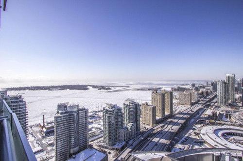 This photo about Ice - Lake and City View shared on HyHotel.com