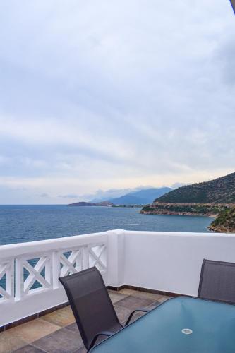 ระเบียง/ชานเรือน, Muses seaside Villas in พาราเลียน แอสทรอส ระเบียง/ชานเรือน, Muses seaside Villas in พาราเลียน แอสทรอส