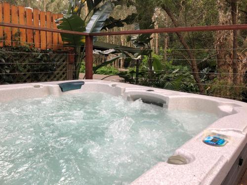 Hot tub, Wanderers Retreat in One Mile Beach Hot tub, Wanderers Retreat in One Mile Beach