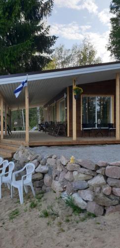 Entrance, Tilhi 1 Cottage in Ala-Sarkilahti Entrance, Tilhi 1 Cottage in Ala-Sarkilahti