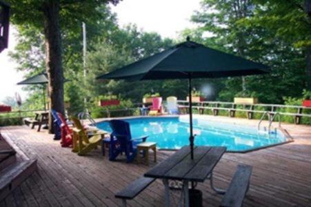 Swimming pool, Stouffermill Bed & Breakfast in Algonquin Highlands (ON) Swimming pool, Stouffermill Bed & Breakfast in Algonquin Highlands (ON)