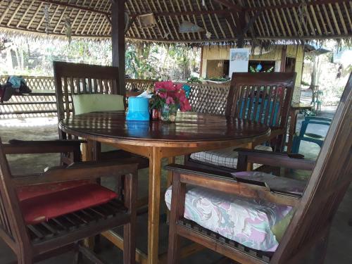 레스토랑, Sunset Cottages in 와이게테 레스토랑, Sunset Cottages in 와이게테