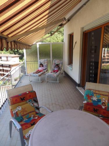 Balcony/terrace, Casa Abel in Campione D'Italia Balcony/terrace, Casa Abel in Campione D'Italia