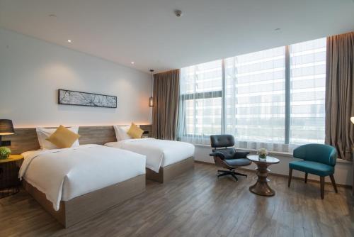 This photo about Auraya By Suning Nanjing Hexi shared on HyHotel.com