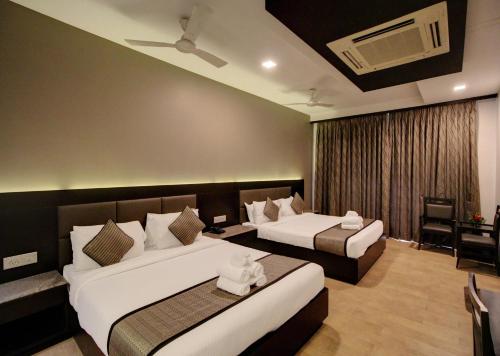 Guestroom, Damanganga Valley Resort in Silvassa Guestroom, Damanganga Valley Resort in Silvassa