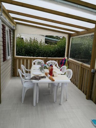 Παροχές, Mobil-home 6-8 pers Domaine de Kerlann in Πον-Αβέν Παροχές, Mobil-home 6-8 pers Domaine de Kerlann in Πον-Αβέν
