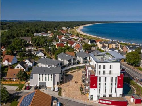 A szálláshely kívülről, Meer geht immer! in Glowe városközpont A szálláshely kívülről, Meer geht immer! in Glowe városközpont