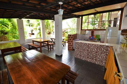 ห้องครัว, Doce Lar Hospedaria in เลนคอยส์ ห้องครัว, Doce Lar Hospedaria in เลนคอยส์