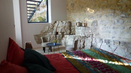 Kilátás, Les Jardins Sauvages in Cabrerets Kilátás, Les Jardins Sauvages in Cabrerets