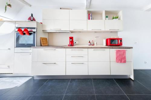 Konyha, Les Cerisiers - Appartement de Standing au Centre de Namur in Namur Konyha, Les Cerisiers - Appartement de Standing au Centre de Namur in Namur