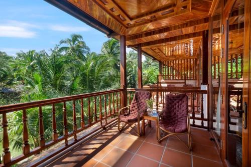 Terrazzo/balcone, Coco Palm Beach Resort & Spa in Ong Lang Terrazzo/balcone, Coco Palm Beach Resort & Spa in Ong Lang